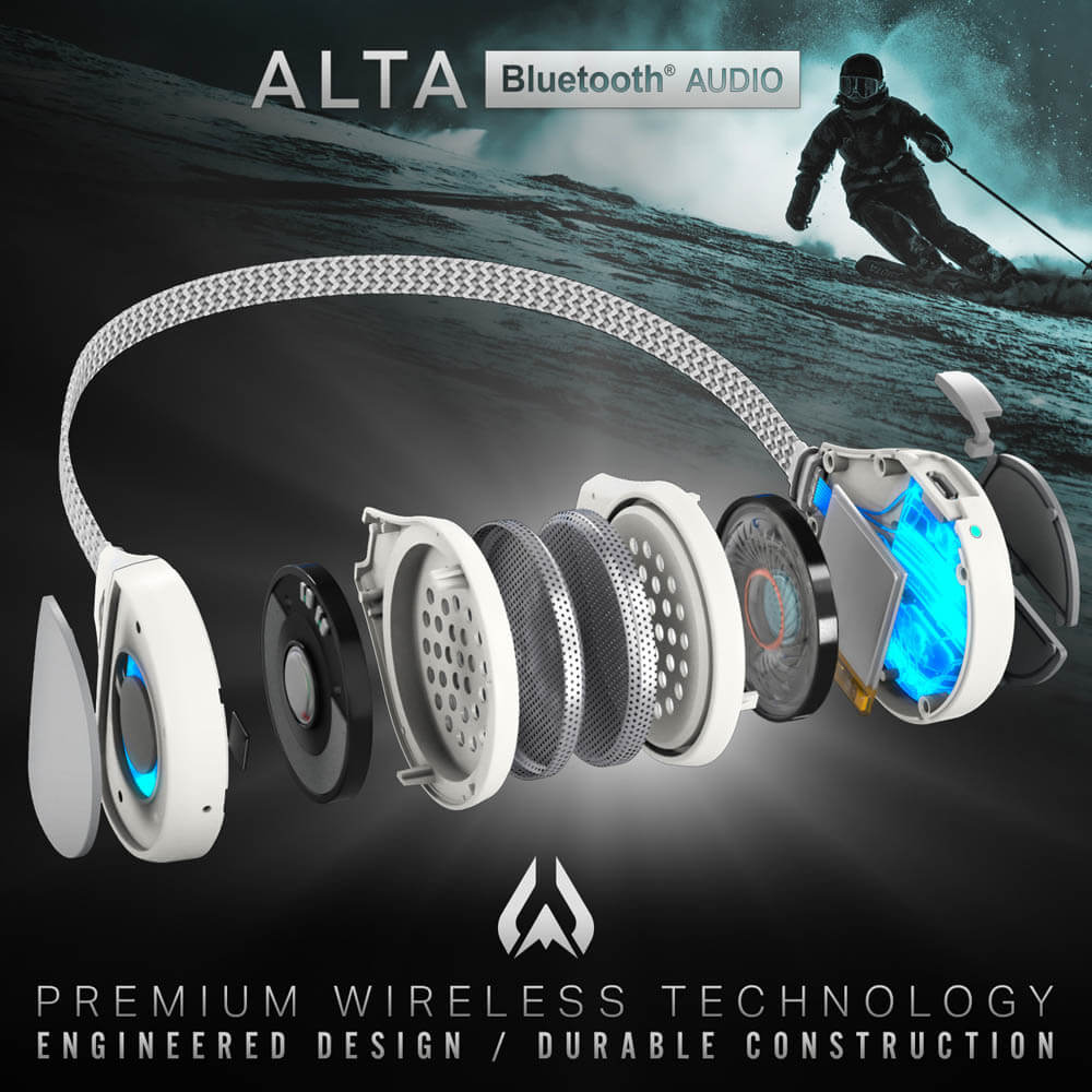 Alta Bluetooth Ski Helmet Headphones - Image 14