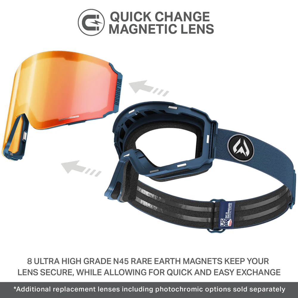 Roca Pro L Cylindrical Snow Goggle OPEN BOX - Image 46